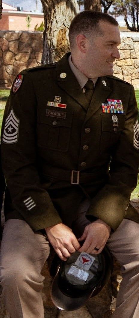 Brandon J. Grable in Army dress uniform